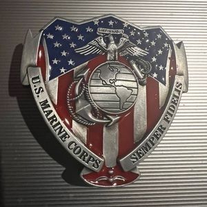 U. S. Marines Corps Belt Buckle  Semper Fidelis